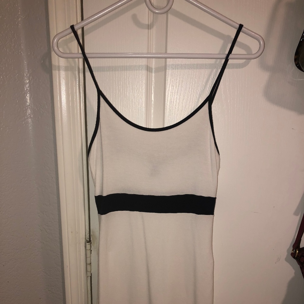 forever 21 blue and white mini dress